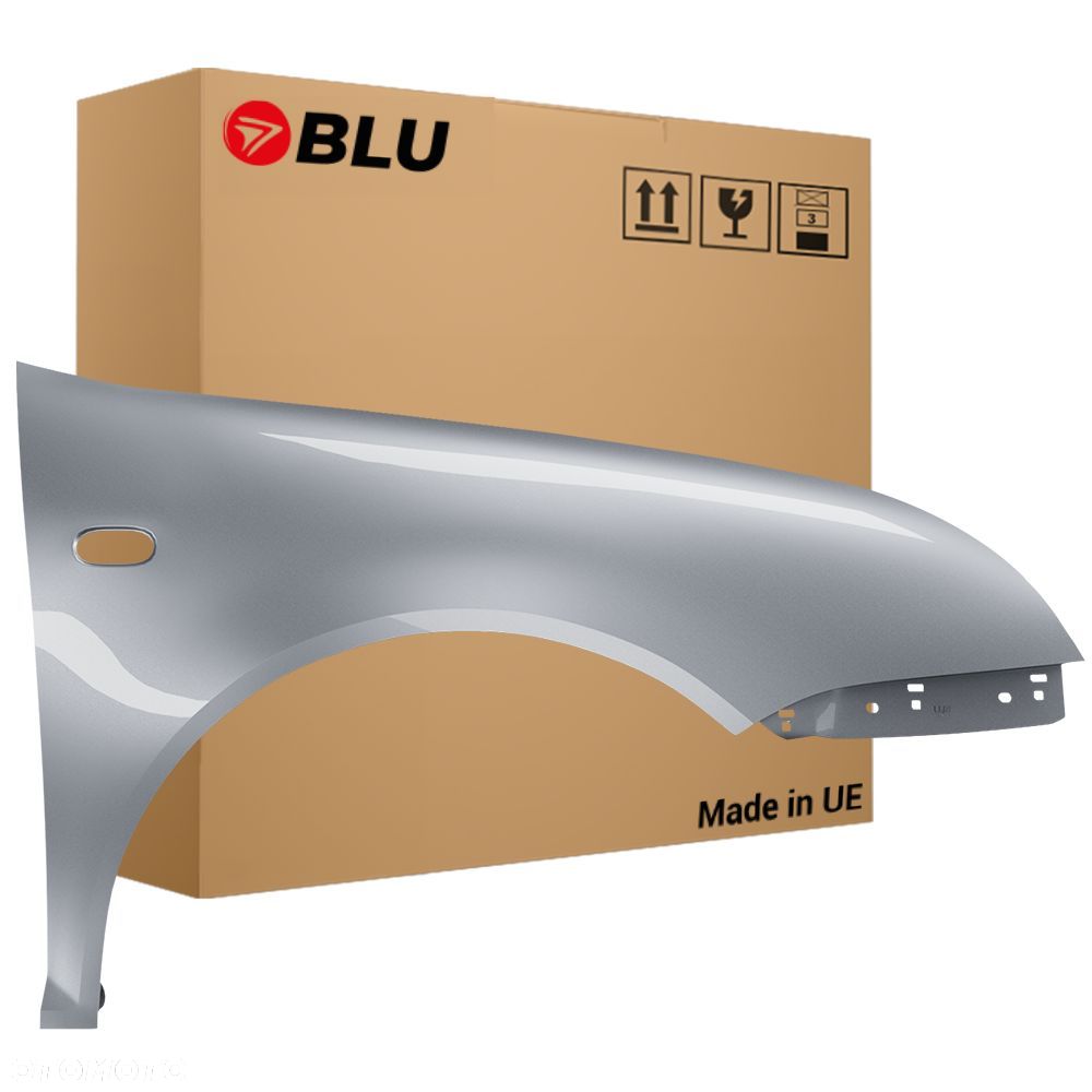 BLU Błotnik VW BORA LA7W prawy srebrny 98-05 1J przód ReflexSilber - 1