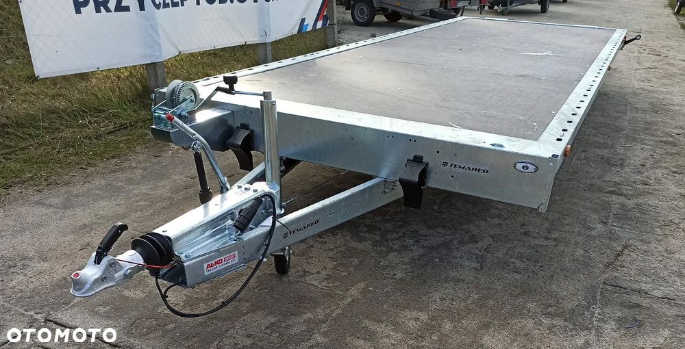 TEMARED CARPLATFORM 6021/3 osie 3,5T sklejka  wym. 590X211cm i inne, mocna - 7