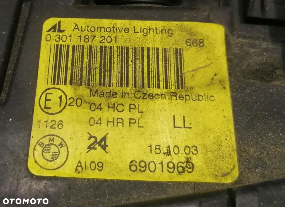 BMW 3 E46 COMPACT 03r LAMPA LEWY PRZÓD PRZEDNIA EUROPA 6901969 - 4