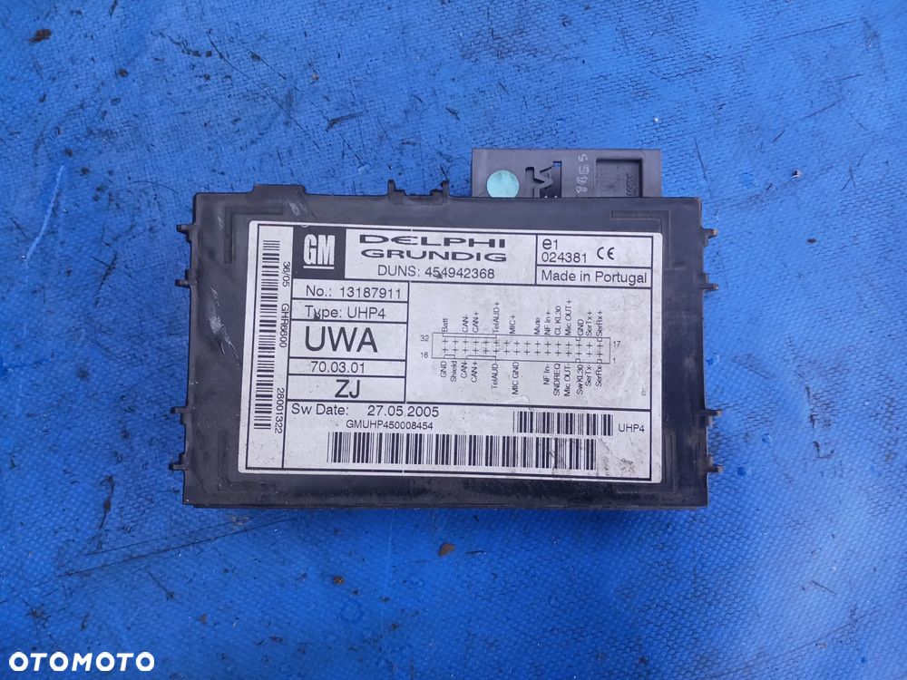 Radio Fabryczne CD 70 NAVI Opel Zafira B Astra H wyświetlacz kolorowy ramka panel środkowy zestaw MODUŁ STEROWNIK BLUETOOTH 13187911 - 2