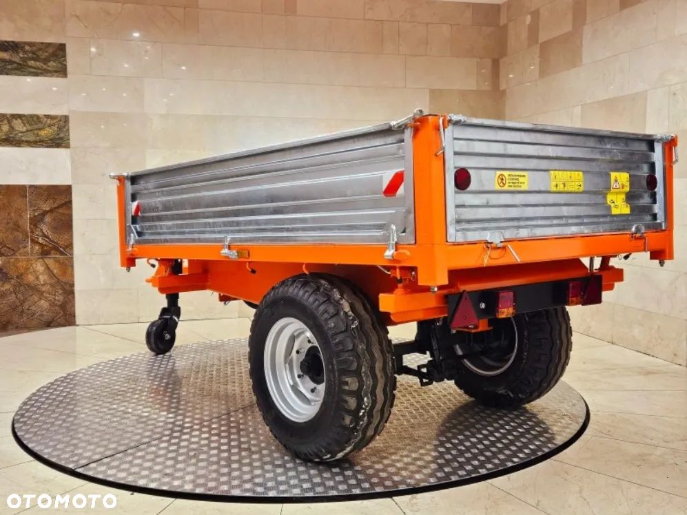 Inny Przyczepka jednoosiowa rolnicza 3 T z hamulcem  hydraulicznym Raty Transport - 4