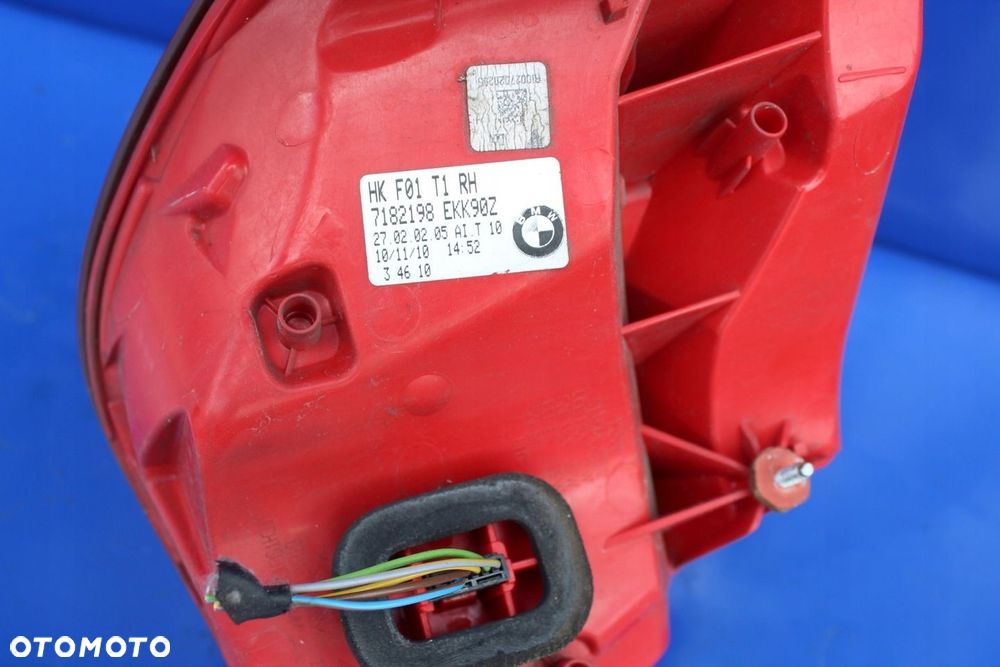 Lampa tył prawy tylna prawa kompletna LED OE BMW F01 F02 7182198 Europa - 11