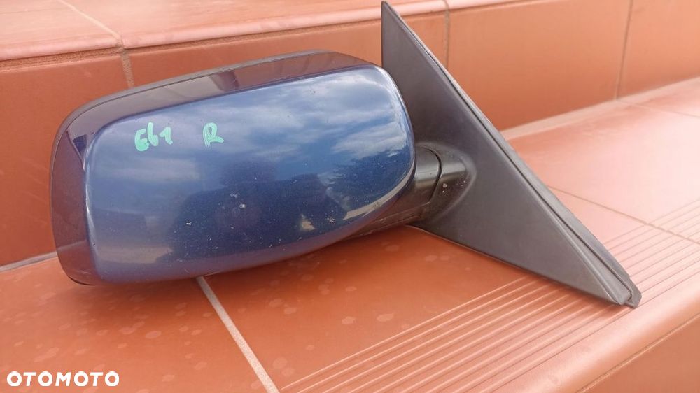 BMW E60 E61 LUSTERKO PRAWE TIEFSEEBLAU 4piny PRZÓD - 1