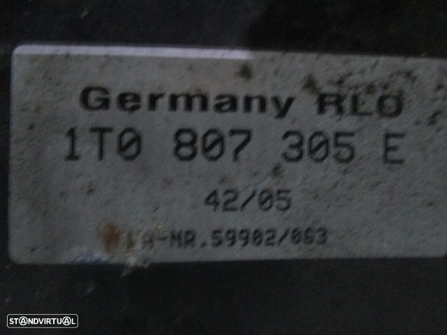 Reforço 1T0807305E VW TOURAN 2006 1.9 TDI Tras - 3
