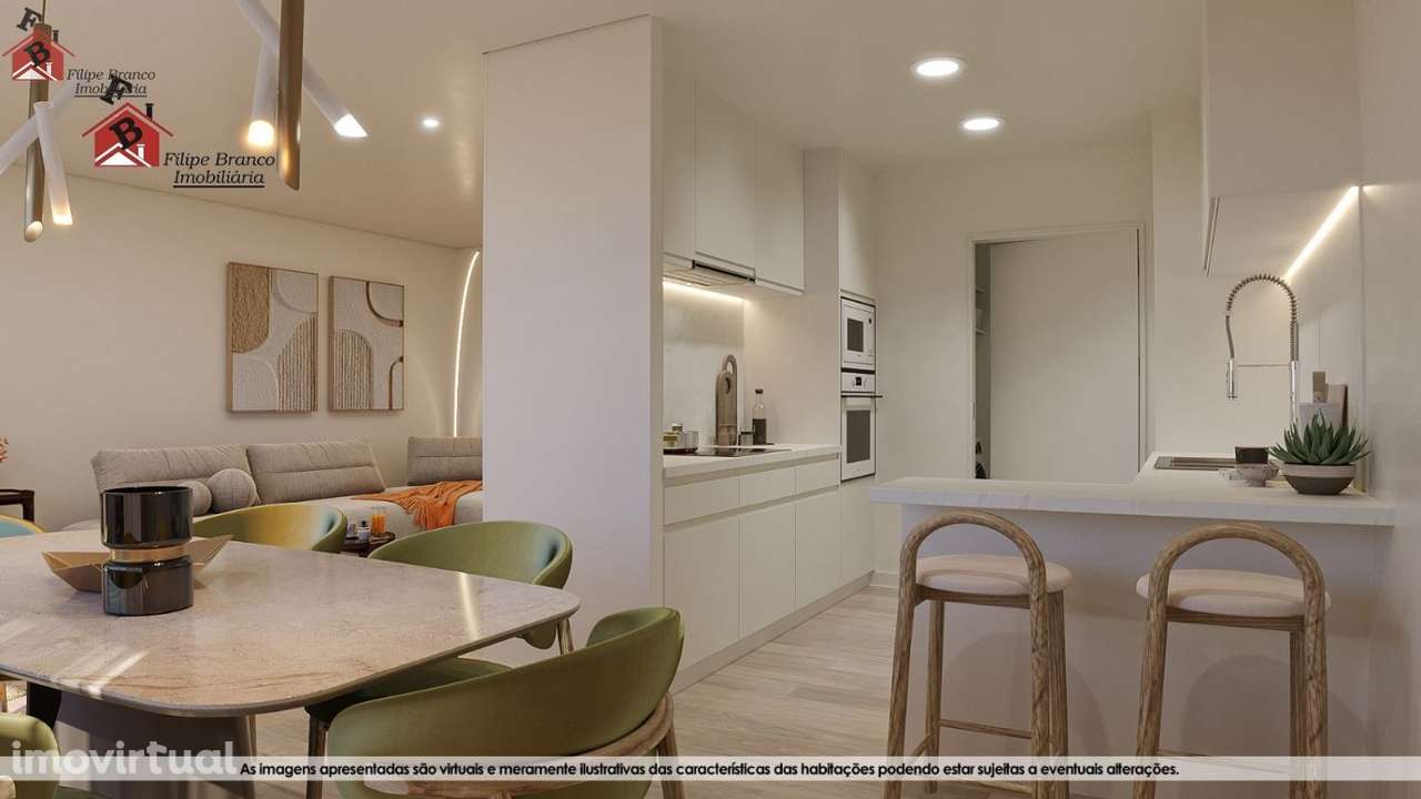T2+1 NOVO AMPLA VISTA MAR 150M2 SANTA MARINHA GAIA 349.000€ - Grande imagem: 2/26