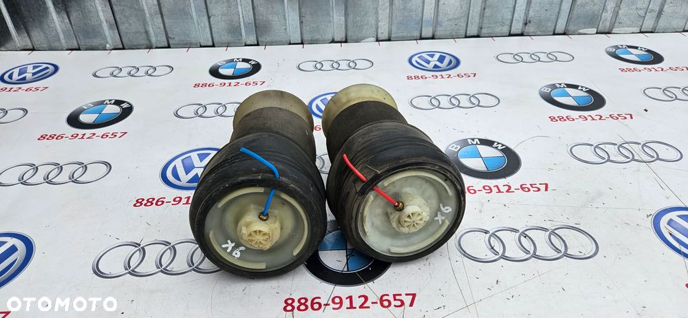 BMW X6 E71 Poduszka zawieszenia tylnego prawa lewa Miech prawy lewy - 1