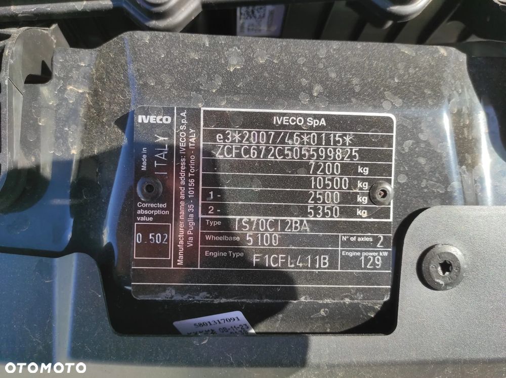 Iveco DAILY 70C18 - 28