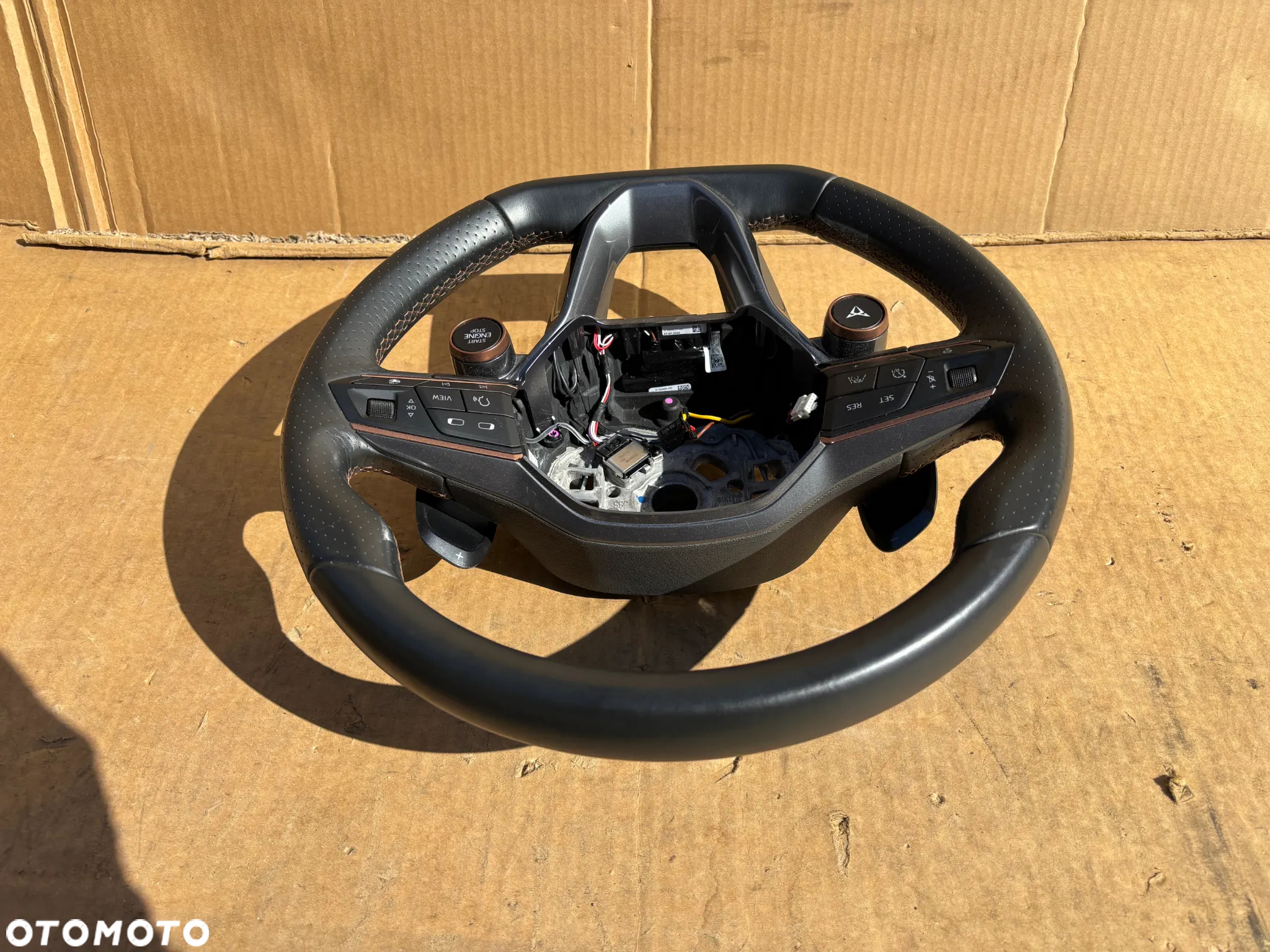 Seat Leon Cupra Formentowa Kierownica Wielofukncyjna Multi Funkcyjna Łopatki Sterowanie Grzana 5FA419091FK Oryginalna - 6