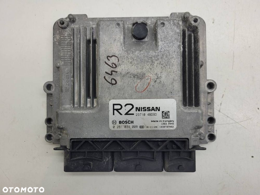 KOMPUTER STEROWNIK SILNIKA 2.0 DCI X-TRAIL III T32 237104BD9D 0281034008 - 1