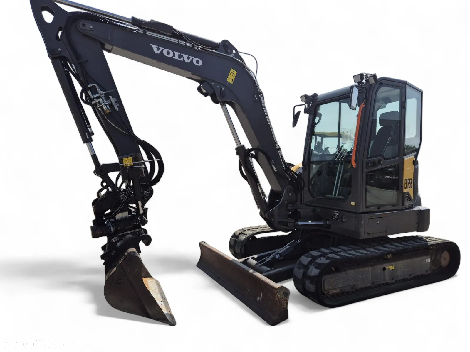 Volvo ECR 58F, 2021 ROK, GŁOWICA STEELWRIST, 2 ŁYŻKI - 3