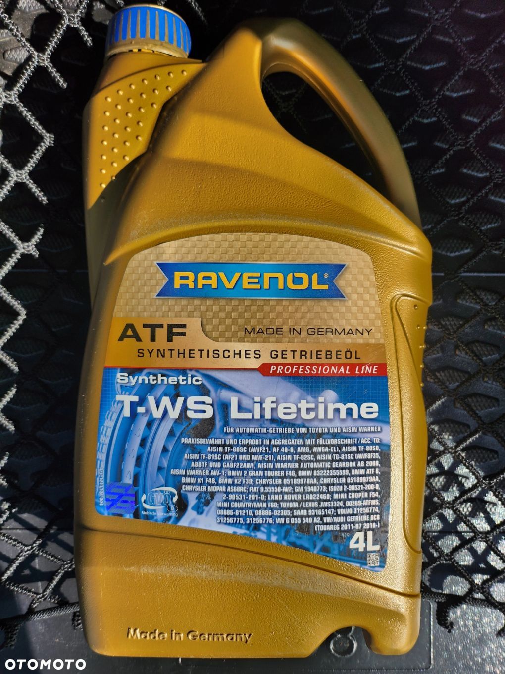 Olej Przekładniowy RAVENOL ATF T-WS LIFETIME 4L - 1