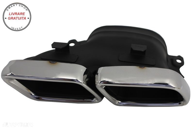 Difuzor Bara Spate cu Ornamente Tobe Mercedes E-Class W213 S213 Standard (2016-201- livrare gratuita - 11