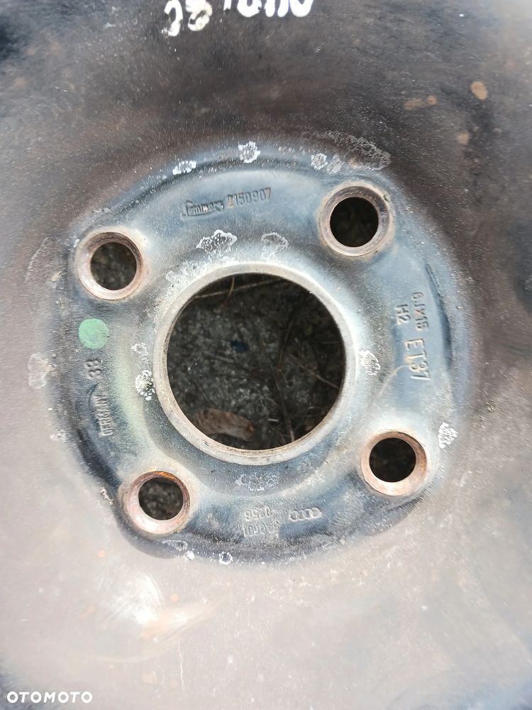 Felgi stalowe Audi 80 B4 15 ET37 6JX15H2 4x108 57,1 komplet - 2