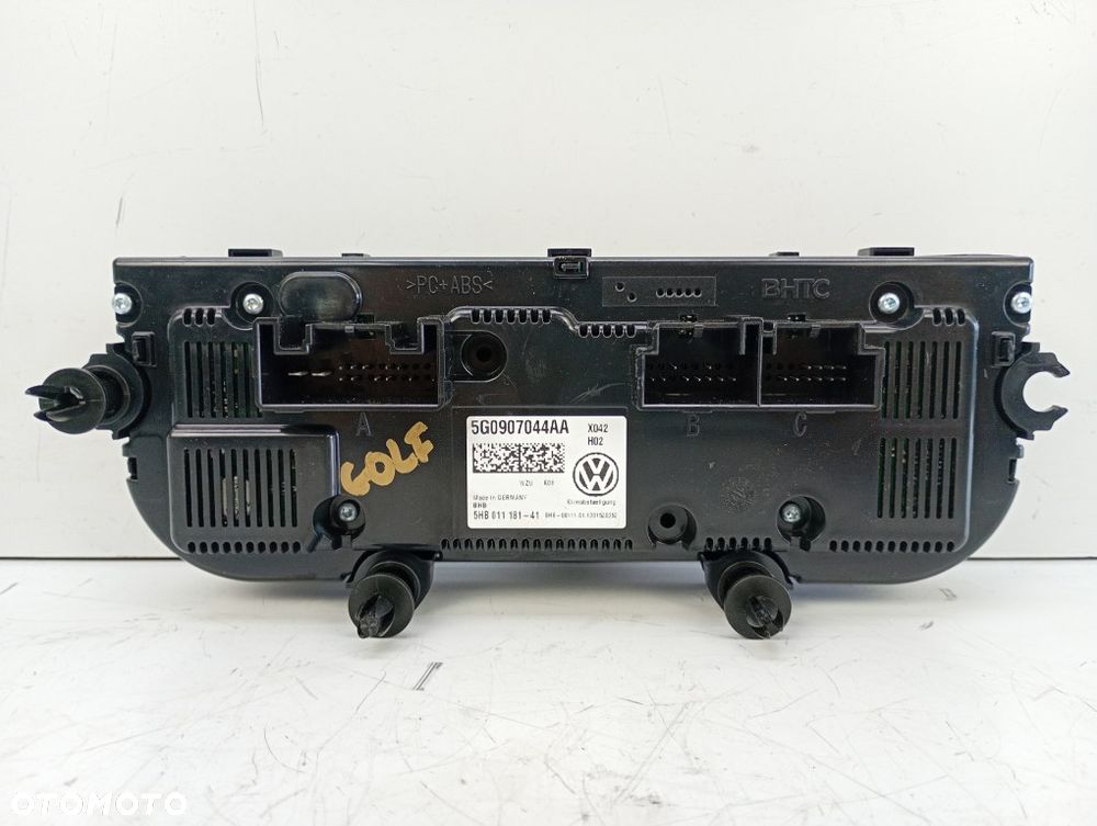 panel sterowania nawiewu z klimatyzacją vw golf VII 7 5G0907044AA - 6