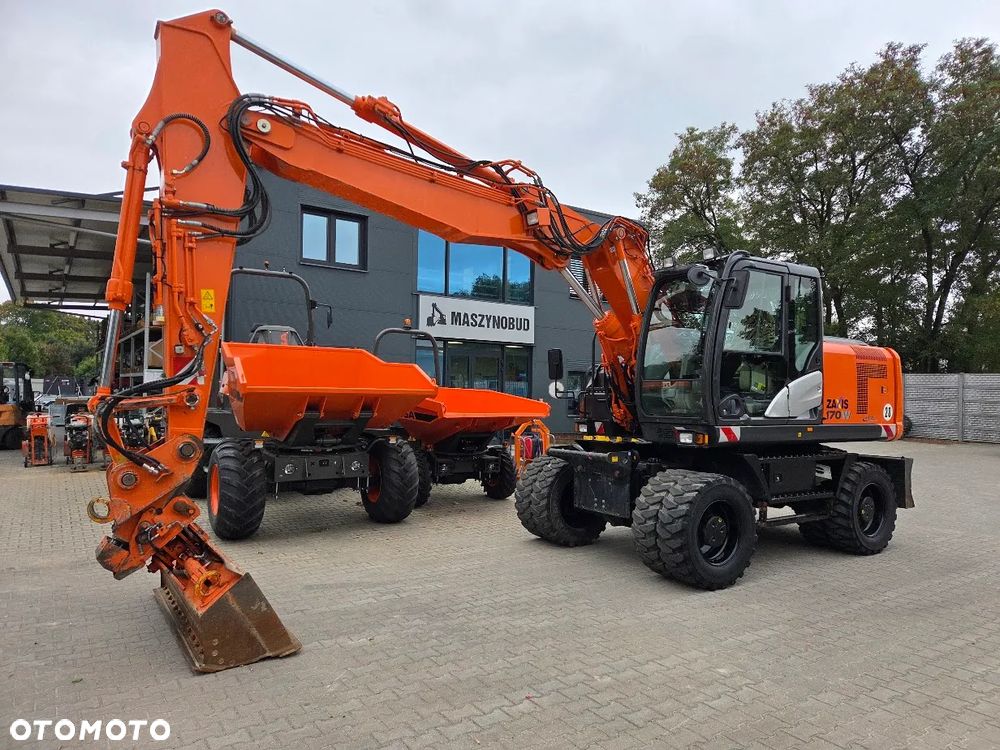 Hitachi Koparka Kołowa HITACHI ZX170W -5B Szybkozłącze Hydrauliczne + 3 łyżki - 1