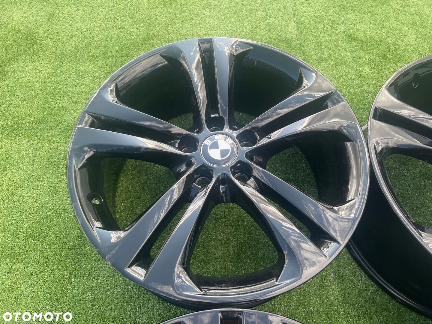 KOMPLET FELG FELGI ALU BMW F30 F10 X3 SERIA 3 5 3GT 19 ET36 ORYGINALNE - 6