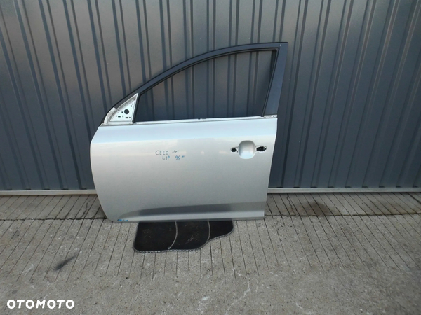 DRZWI KIA CEED LIFT LEWE PRZEDNIE SREBRNE 9S ORYGINAŁ