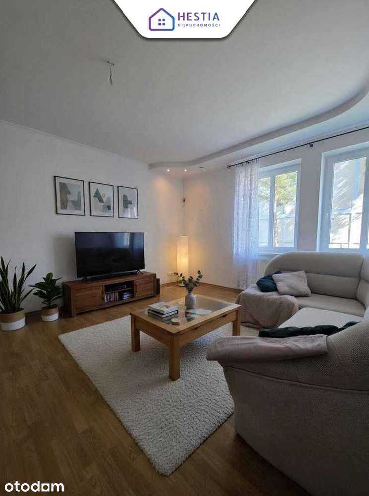 Dwupokojowe, przestronne mieszkanie na parterze