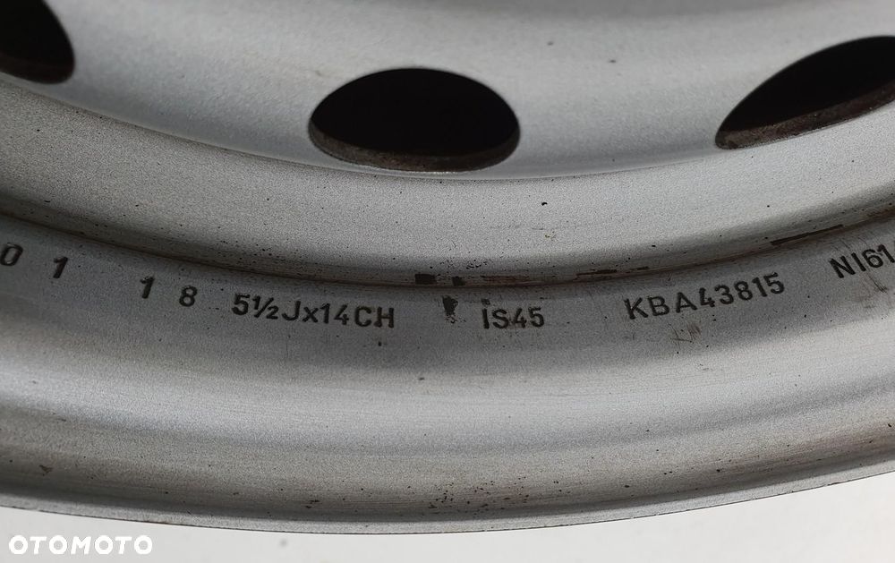FELGA STALOWA 14 5.5J 4X114,3 NISSAN NV200 1SZT - 2