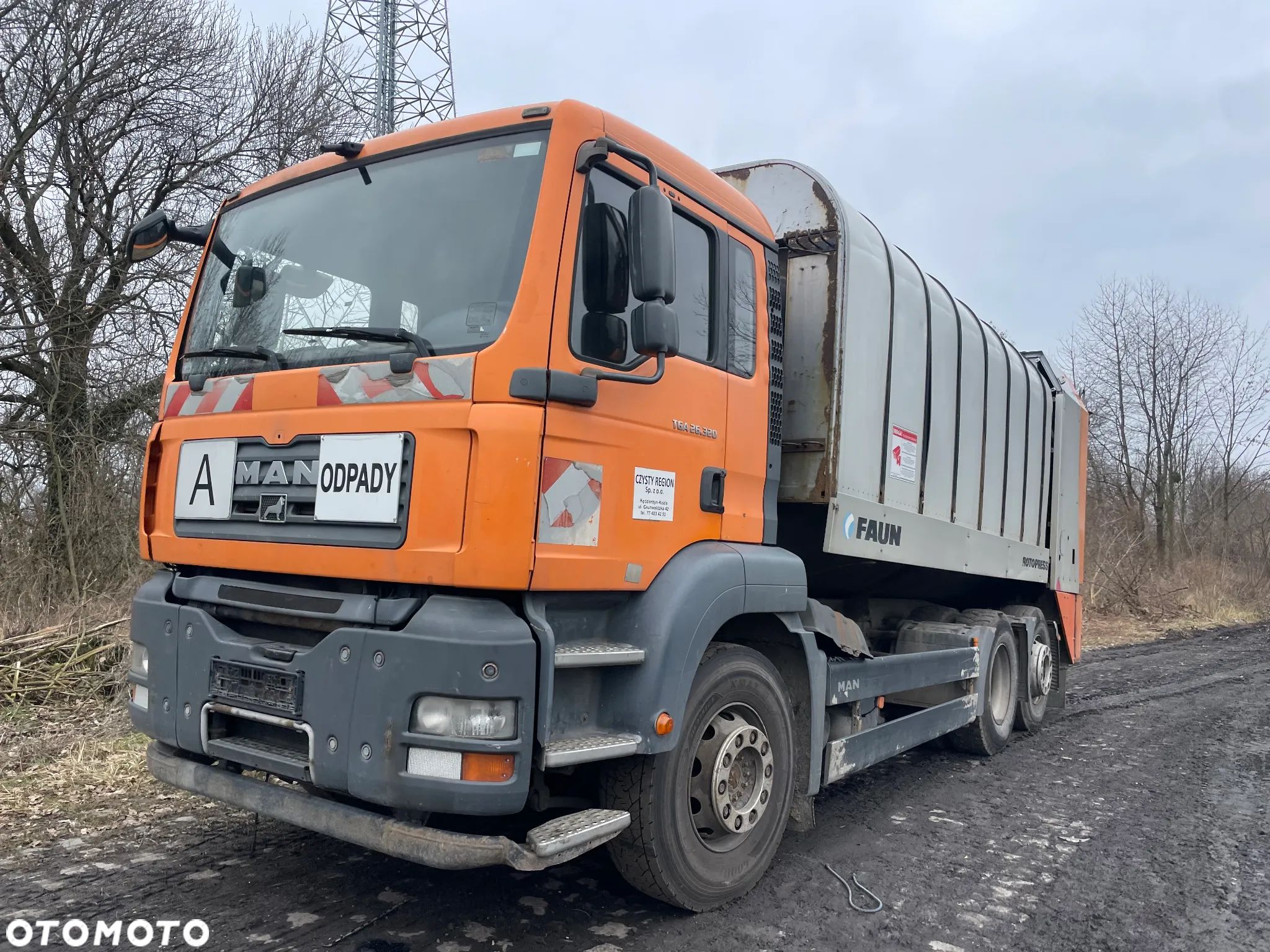 Śmieciarka Man TGA 26.320 Zabudowa FAUN na części ! - 1