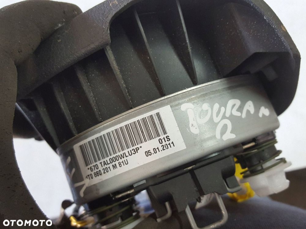 VW TOURAN 2 II 10-15r PODUSZKA AIRBAG KIEROWCY 1T0880201M - 6