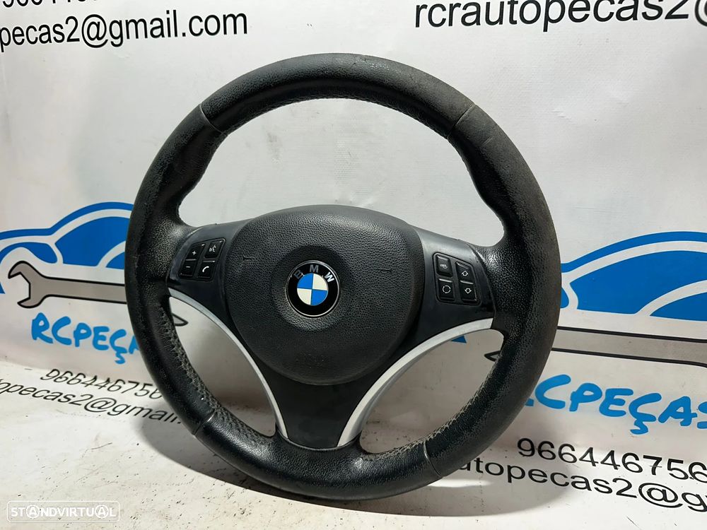 Volante Completo Pele Original Multifunções Comandos BMW Serie 1 3 X1 E83 6795574 - 4