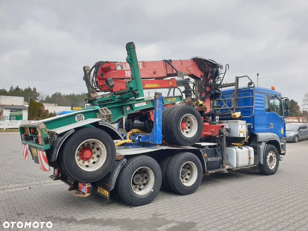 MAN TGA 26.480 6x4 HDS DO DŁUŻYCY DREWNA DRZEWA - 4