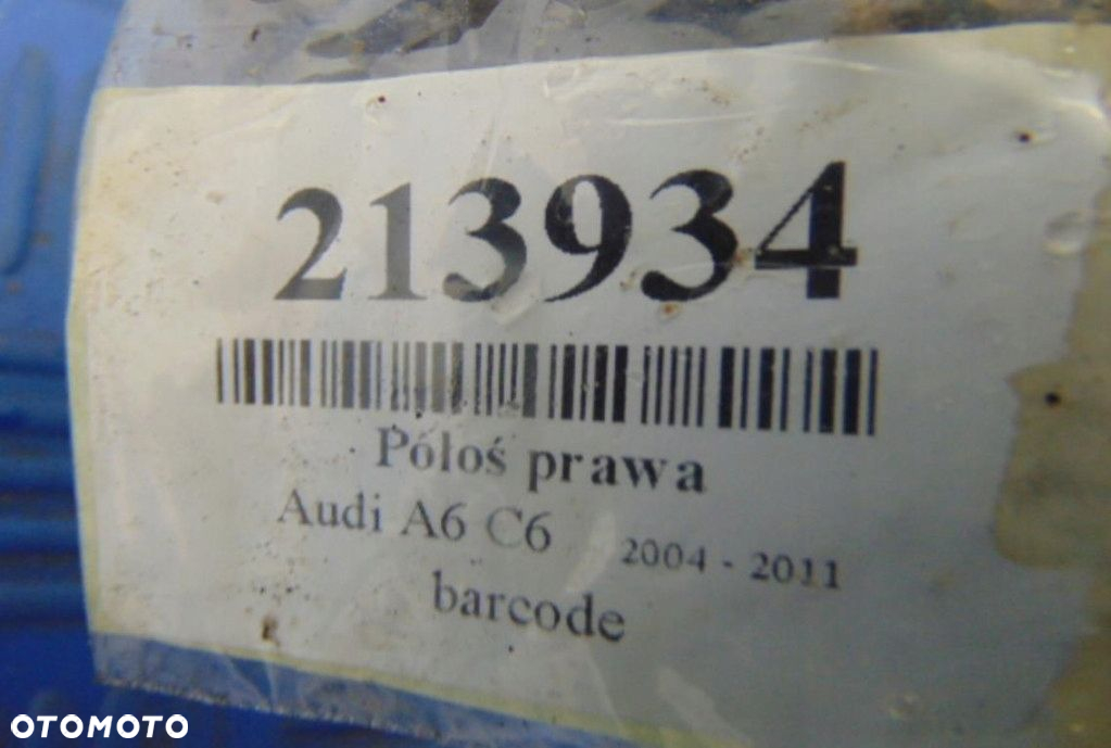 AUDI A6 C6 2.4B PÓŁOŚ PRAWA - 5