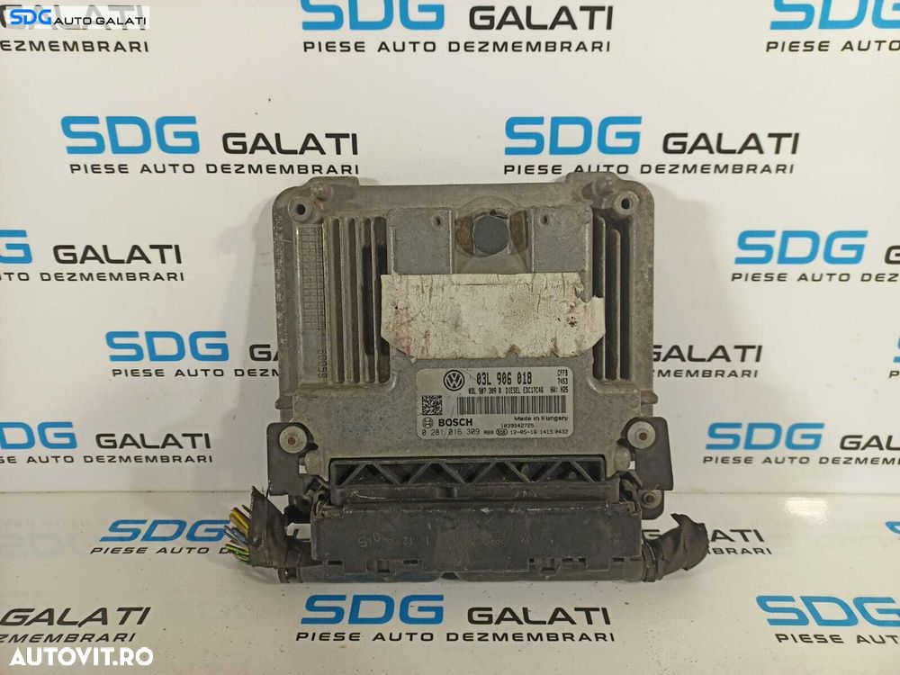 ECU Calculator Motor BOSCH  Volkswagen Skoda Audi Seat Altea Cod 03L906018 0281016309 [L2225] - 1