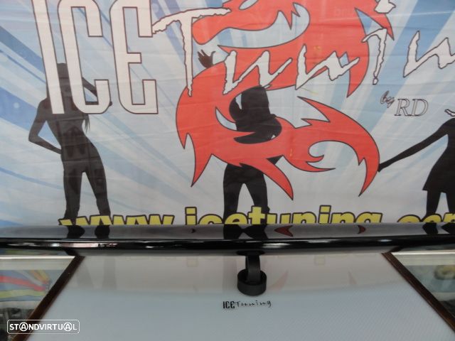 Aileron / lip / spoiler traseiro em plástico ABS para Honda Civic 96-00 2 / 4 portas em preto piano brilhante - 8