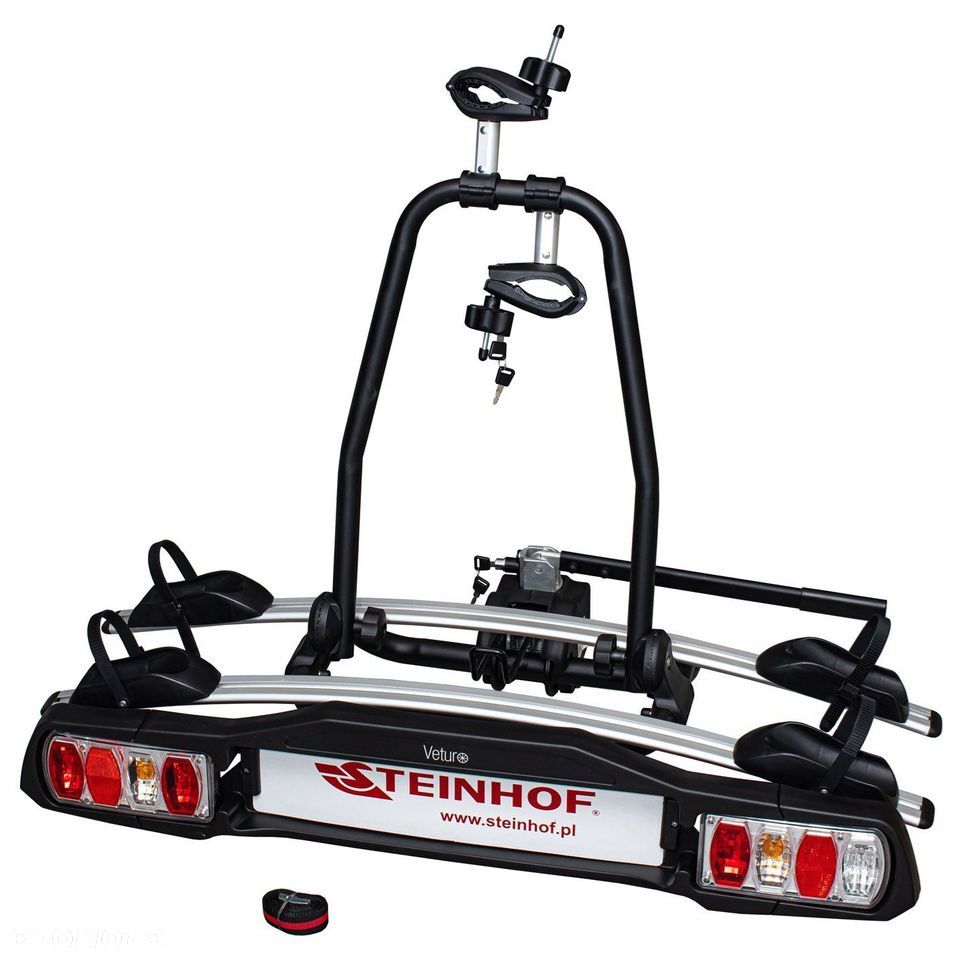 BAGAŻNIK ROWEROWY VETURO 2 na hak holowniczy rowery II Steinhof 30kg - 8