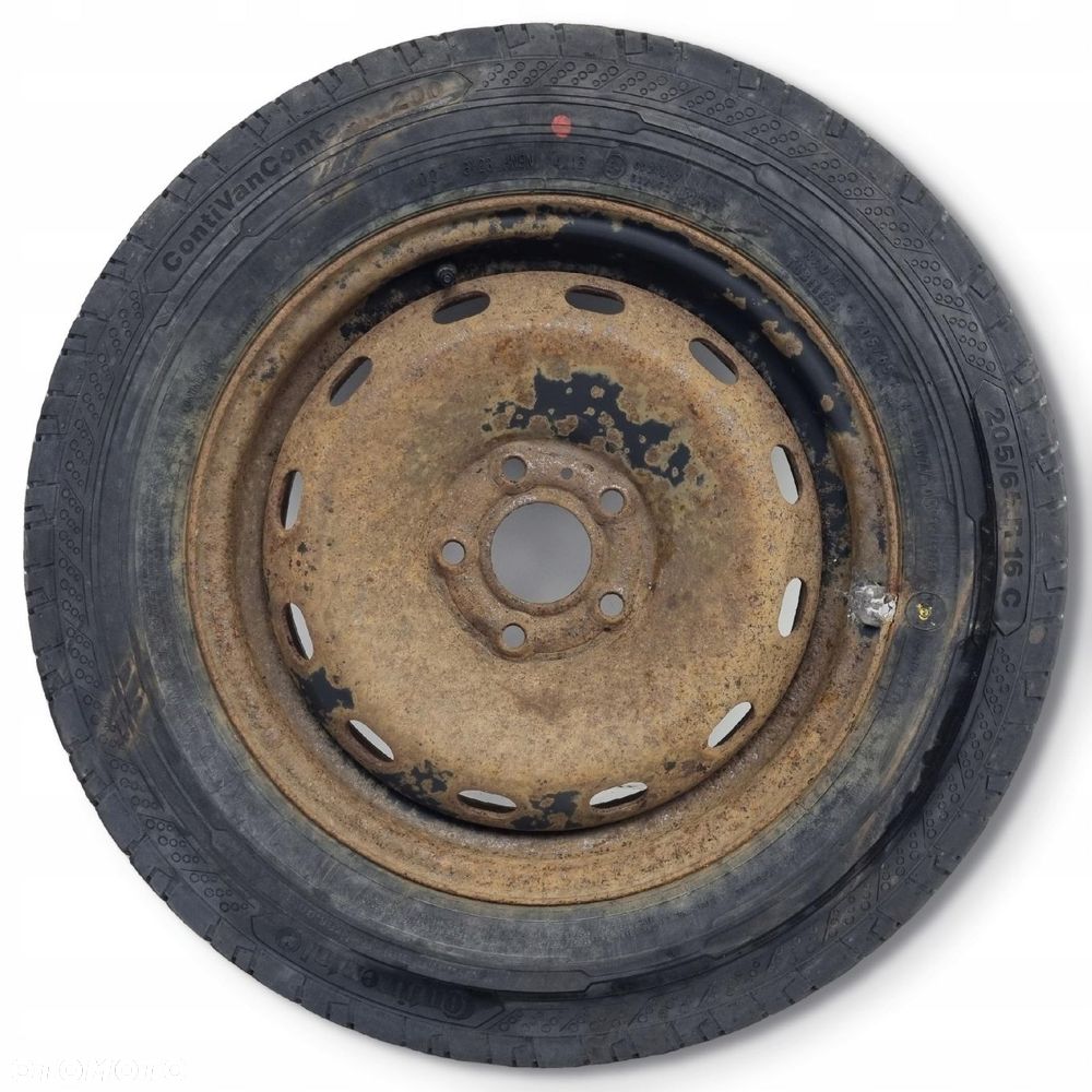 KOŁO ZAPASOWE Renault Trafic III felga 205/65 R16C 5x114.3 ET50 Zapas opona - 1