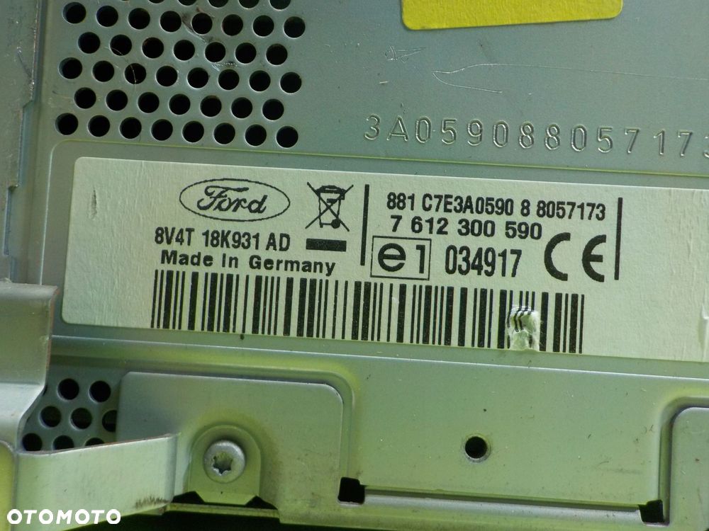 FORD KUGA MK1 I 2.0 TDCI 08r SUV 5D radio 8V4T-18K931-AD 7612300590 - 7