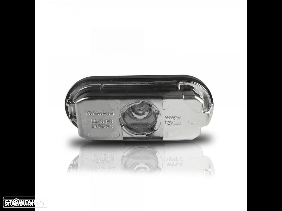 Piscas laterais + lâmpadas cromadas para VW Bora, Golf 3, Golf 4, caddy, fox, Eos, Lupo, Passat 35i, 3B, 3BG, Polo 6N, 6N2, 9N, vento, T5, Sharan, jetta 3, Multivan Transporter, Vento +96 fundo smoke ou em cristal - 10