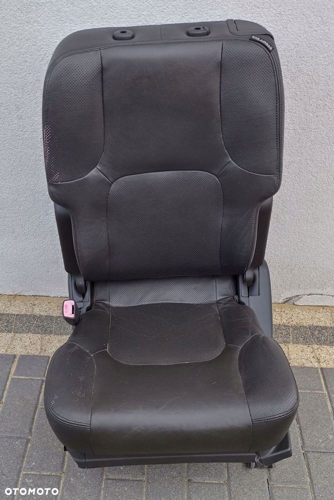 nissan pathfinder r51 05-10 fotel lewy przedni lewy przód skóra angielski - 3