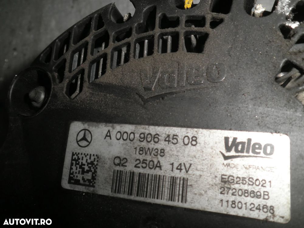 Alternator Mercedes CLS C257, S Class W222, E Class W213, 3.0 CDI A0009064508 - 3
