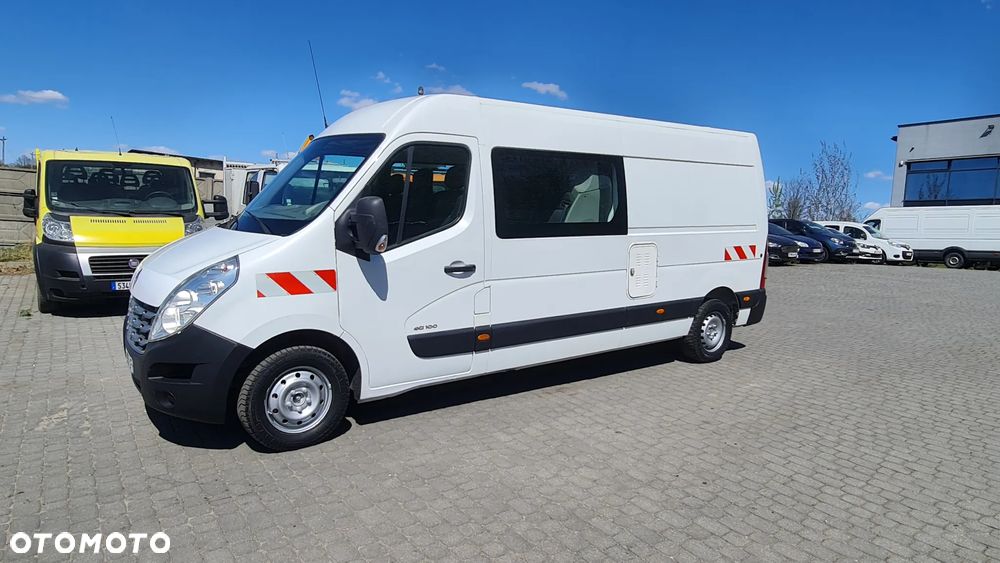 Renault Master L3H2 Max Długi Brygadówka 7 Osobowa 2013r. Paka 2.7m - 3