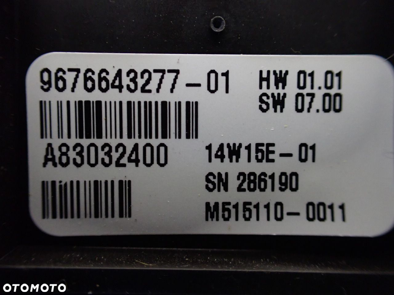 PANEL STEROWANIA NAWIEWU KLIMATYZACJI CITROEN BERLINGO II 1.6 LIFT - 5