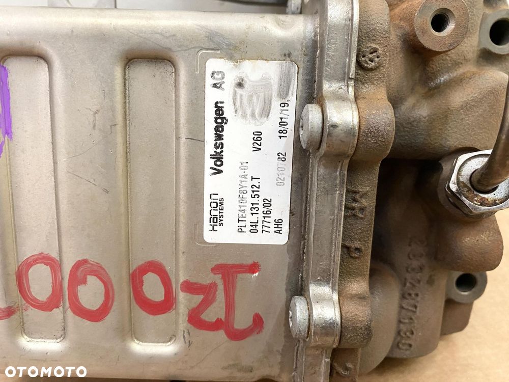 VW TRANSPORTER T6 2.0TDI 16- CHŁODNICA SPALIN Zawór EGR DEMONTAŻ 04L131512T - 5