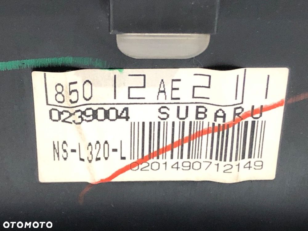 LICZNIK - 171.00 PLN - SUBARU LEGACY III Kombi (BH) 1998 - 2003 2.0 AWD (BH5) 92 kW [125 KM] benzyna - 5