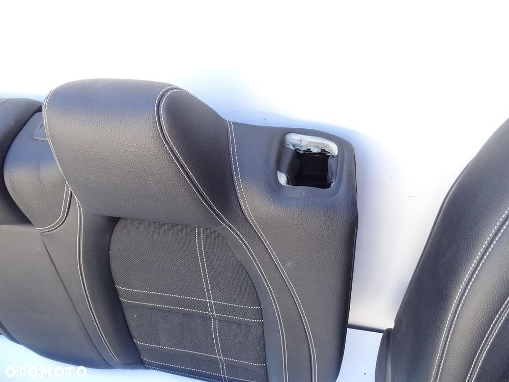 FOTELE FOTEL KANAPA KOMPLET SKÓRA PÓŁSKÓRA MERCEDES A KLASA W176 AMG - 11