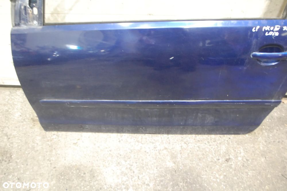 DRZWI LEWY PRZÓD PRZEDNIE LEWE LD5Q VW POLO IV 9N3 LIFT 3D - 5