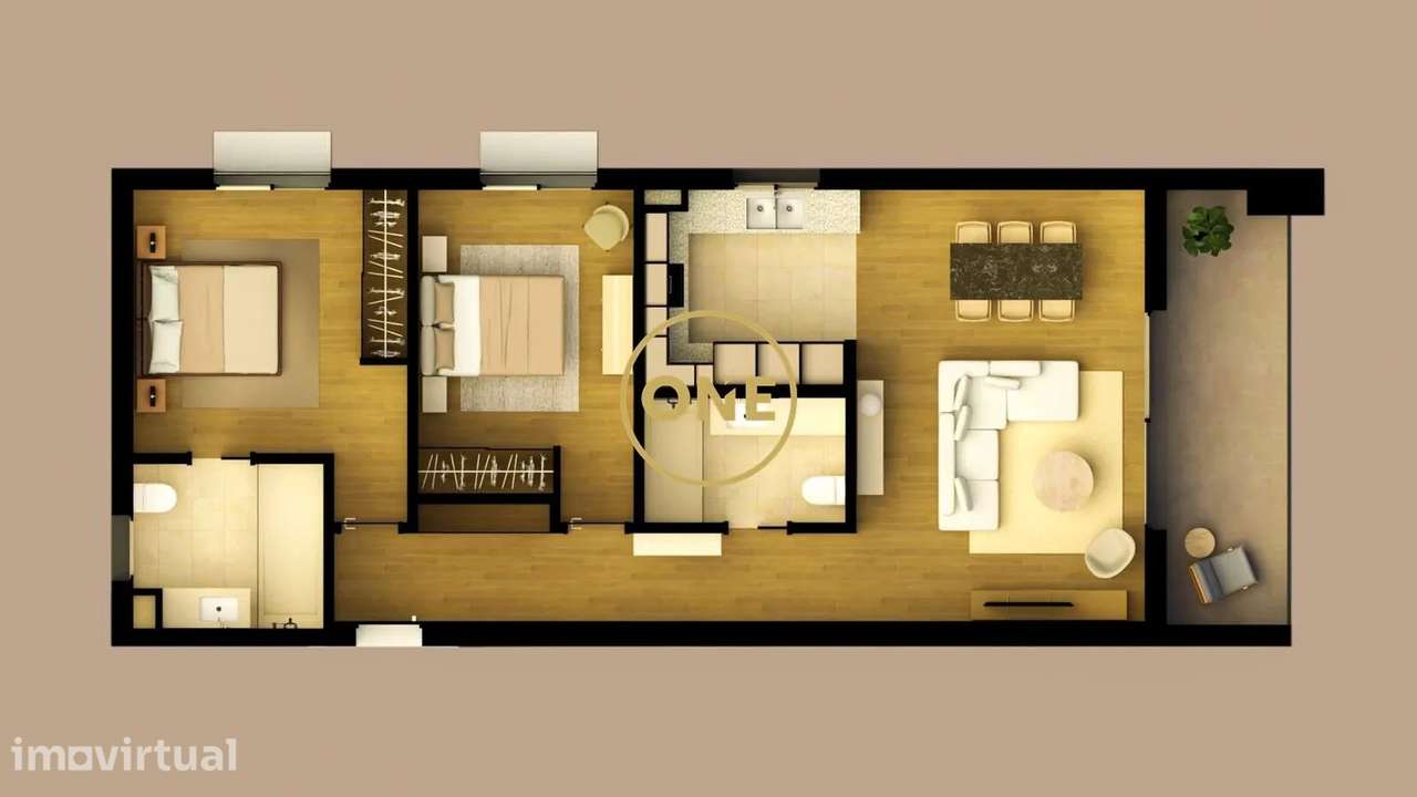 Apartamento T2 - Grande imagem: 2/9