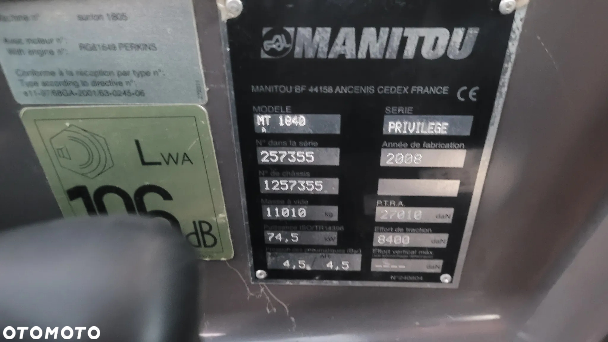 Manitou MT 1840A Kosz+Widły+Pilot! - 15