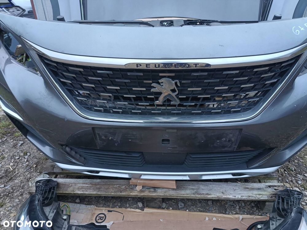 peugeot 3008 ii gt line maska zderzak chłodnice lampy kompletny przód evlc - 9
