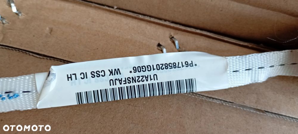 Kurtyna airbag poduszka boczna lewa Jeep Grand Cherokee IV WK2 P05108021AD - 9