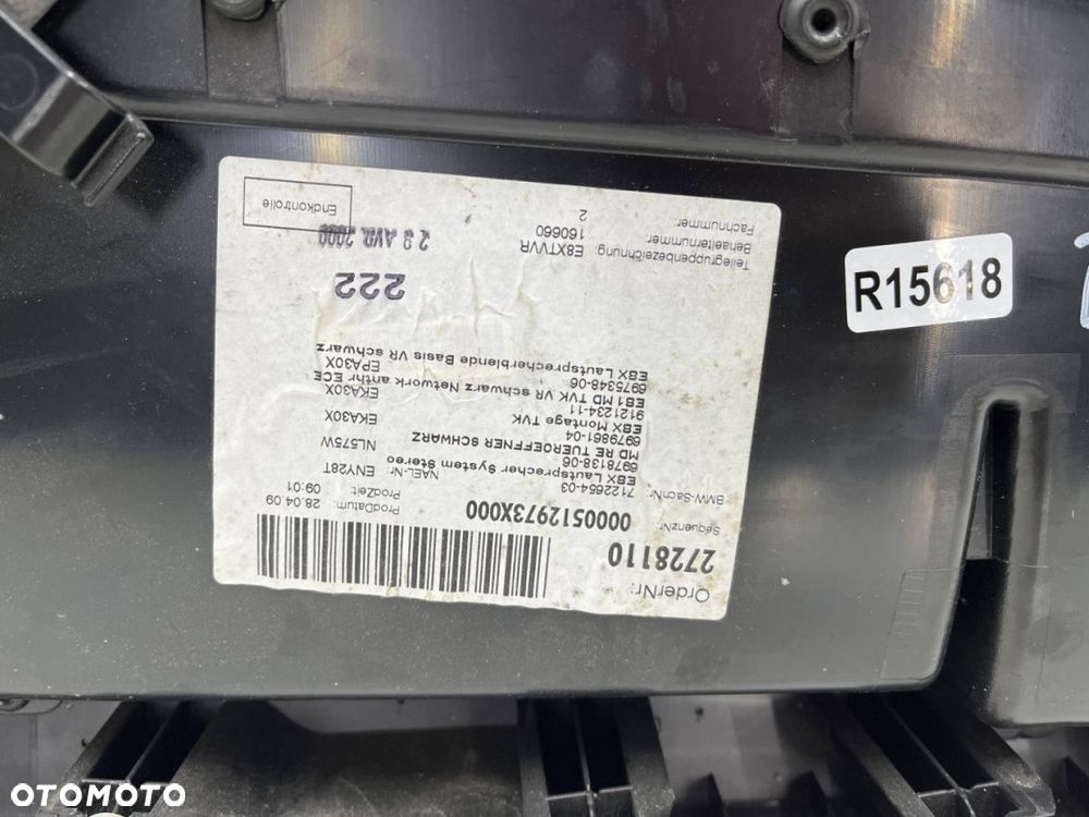 Tapicerka BMW E81 3Drzwi E82 Coupe 04-11r. boczek drzwi prawych przednich pasażera prawy przód - 15