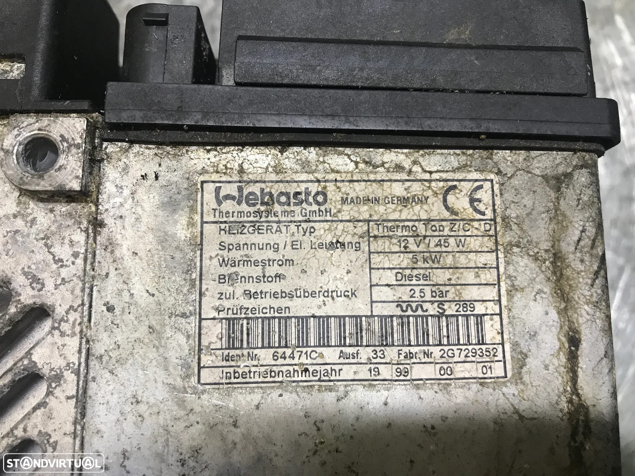 AQUECEDOR / SOFAGEM DE PARQUE BMW 320D E46 6412-8383759 - 6