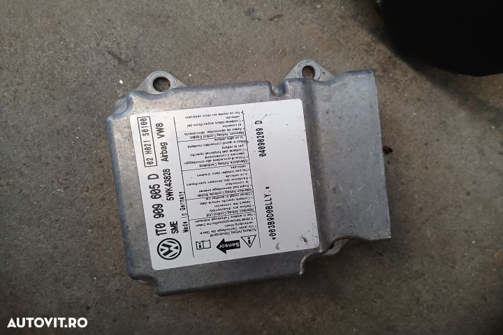 Kit airbag cu plansa de bord 1T0909605D 1T0857805C 1T1857705B 1T08578 - 5