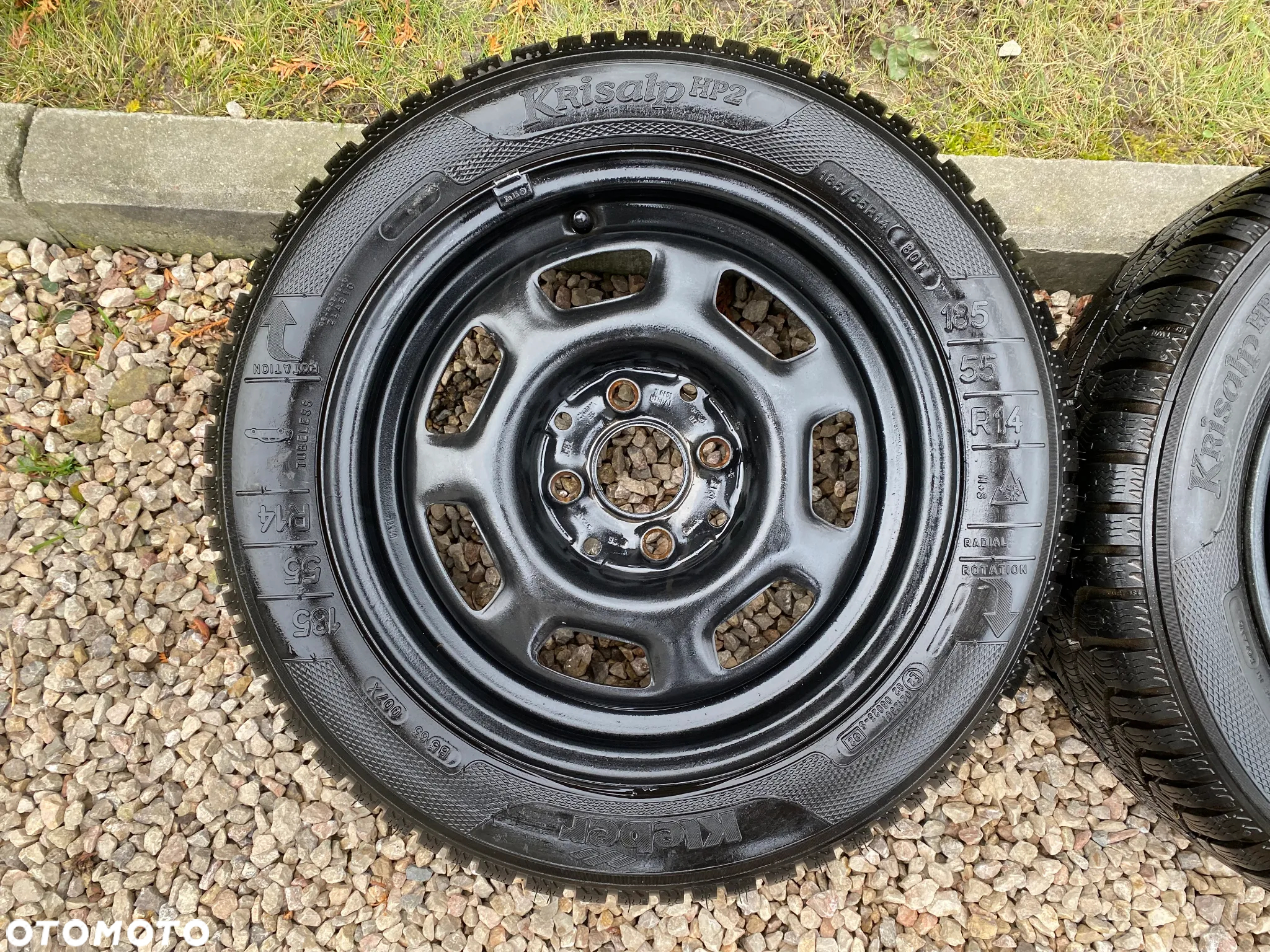 VW SEAT Felgi stalowe z oponami Koła 14" KLEBER KRISALP HP2 185/55/14 4x100 6,Jx14H2 ET38 - 4
